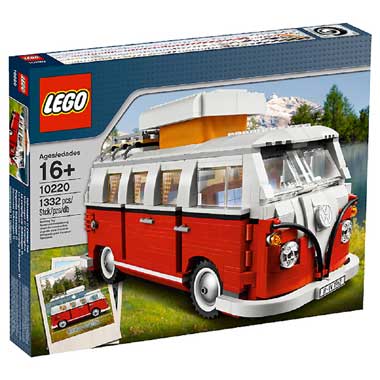 de in LEGO kampeerbus