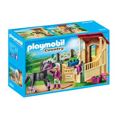 paardenbox met is Playmobil